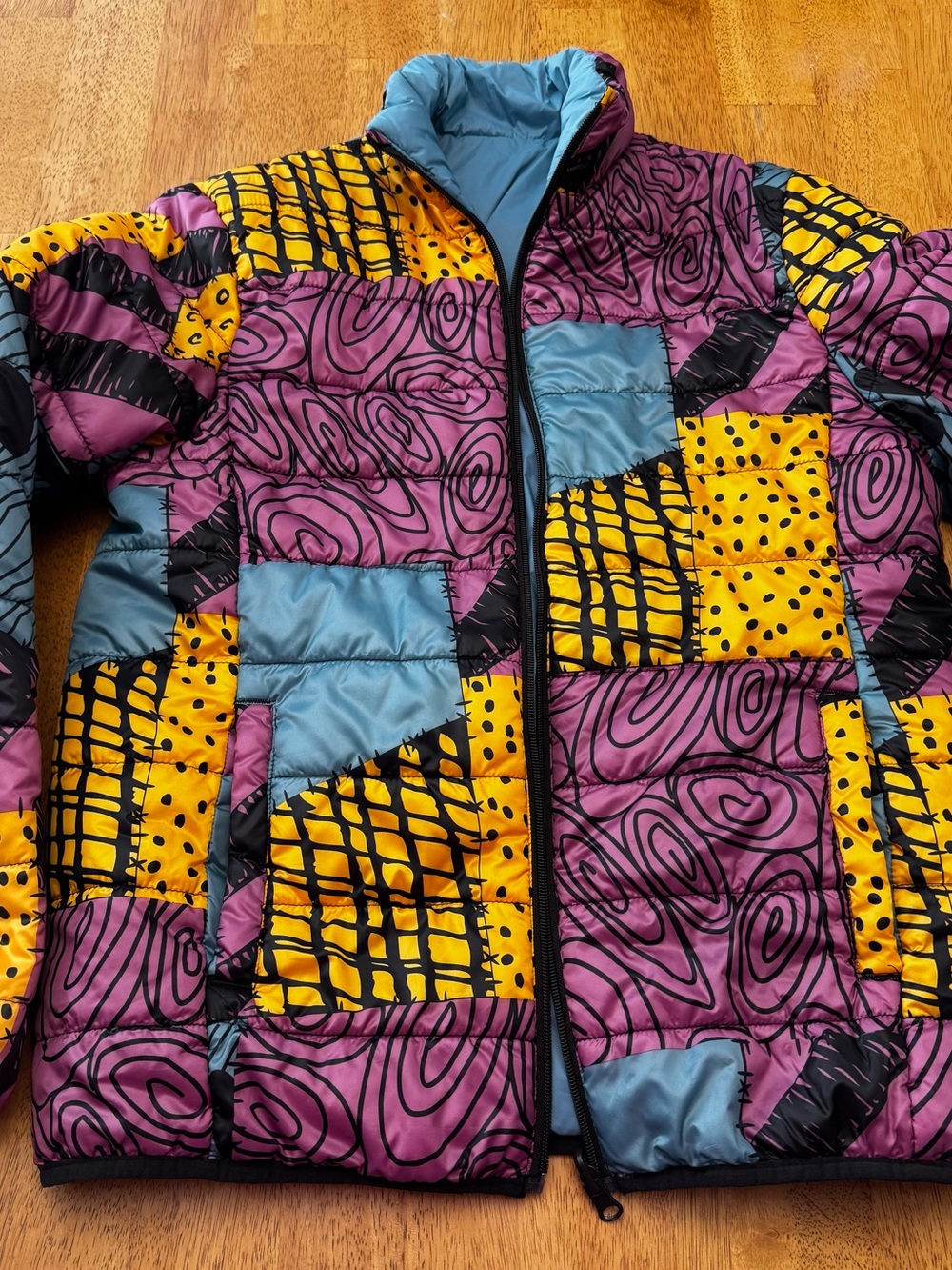 Disney Multicolor Yellow Blue Pink Patterned Jacket